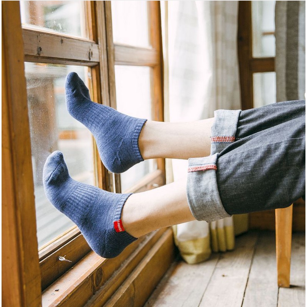 Men's Socks - Tất Vớ Nam cổ ngắn ms80004 - Hàng Nội Địa Trung -
