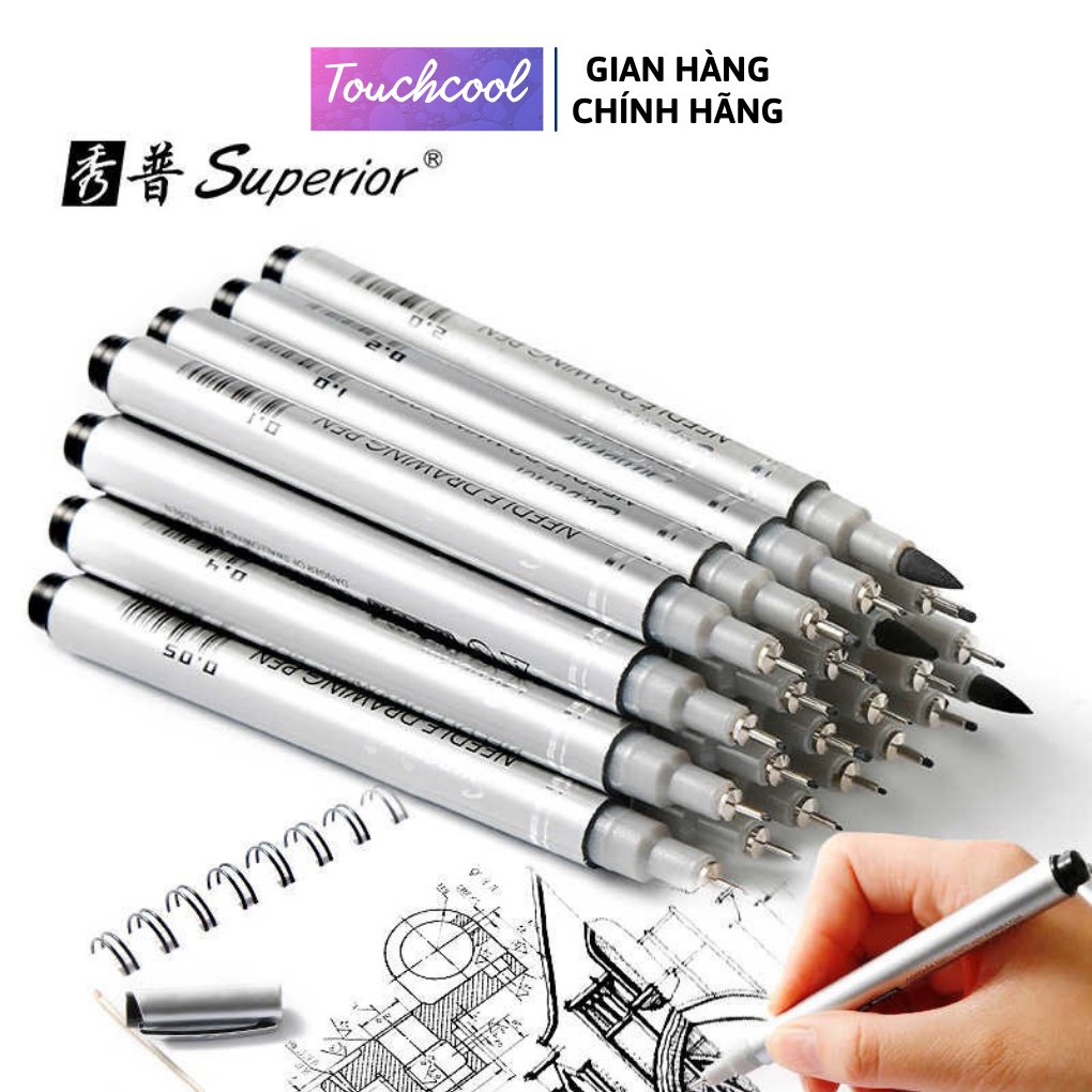 Bút line Kháng nước Superior chuyên dùng vẽ truyện tranh, manga
