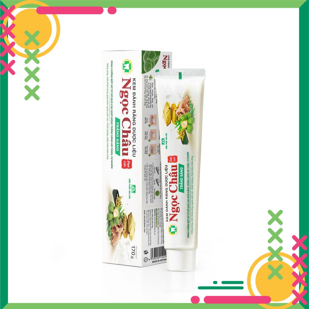 Kem đánh răng dược liệu Ngọc Châu trắng sáng 170g ( chính hãng )