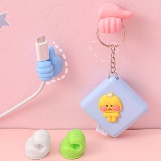 Móc kẹp hình bàn tay dơ ngón cái treo dây cáp/đồ dùng/chìa khóa đa năng