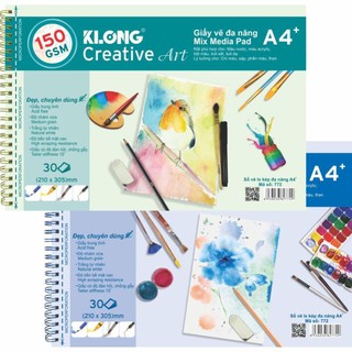 Vở Vẽ KLONG A4 MS 772