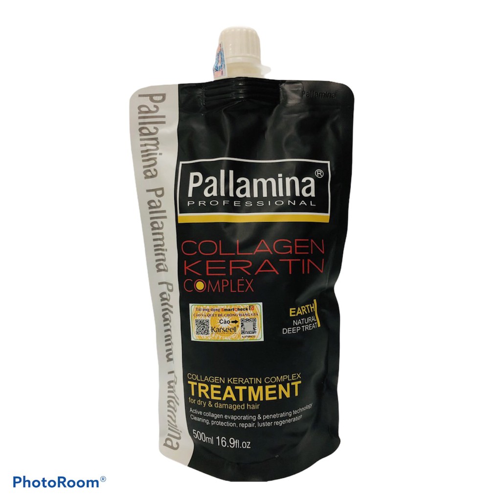 PALLAMINA- Dầu Hấp Ủ Tóc Dưỡng Ẩm Phục Hồi Siêu Mềm Mượt Colagen -Keratin Pallamina 500ml | BigBuy360 - bigbuy360.vn