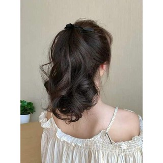 [HÌNH THẬT]🔥🔥 tóc giả cột đuôi 25cm🔥 tóc cột xoăn