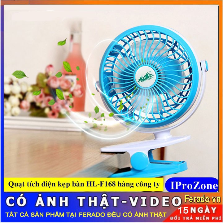Quạt mini sạc kẹp bàn siêu mát ML-F168
