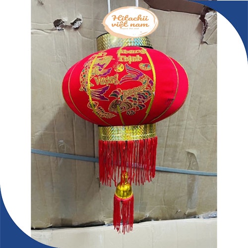 Đèn lồng trang trí tết màu đỏ may mắn, Lồng đèn đỏ phong cách Trung Hoa trang trí năm mới