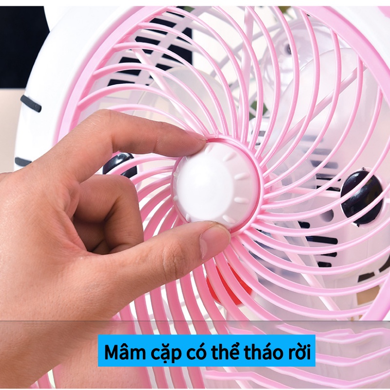 Quạt Mini Quạt Để Bàn Hình Thú Dễ Thương Quạt Siêu Mát Siêu Tiện Dụng