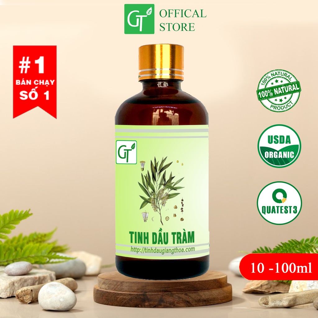 Tinh Dầu Tràm Gió Cho Bé - 100% Tự Nhiên Nguyên Chất - Giữ Ấm Cơ Thể, Giảm Ho, Giảm sổ mũi nghẹt mũi