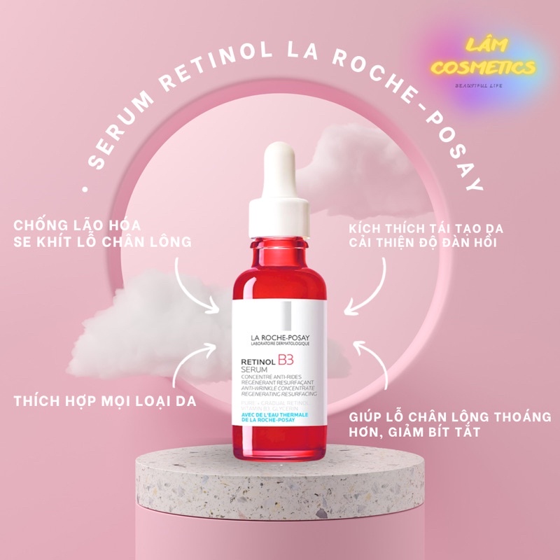 DƯỠNG CHẤT CHỐNG LÃO HOÁ RETINOL LA ROCHE-POSAY B3 SERUM 30ML