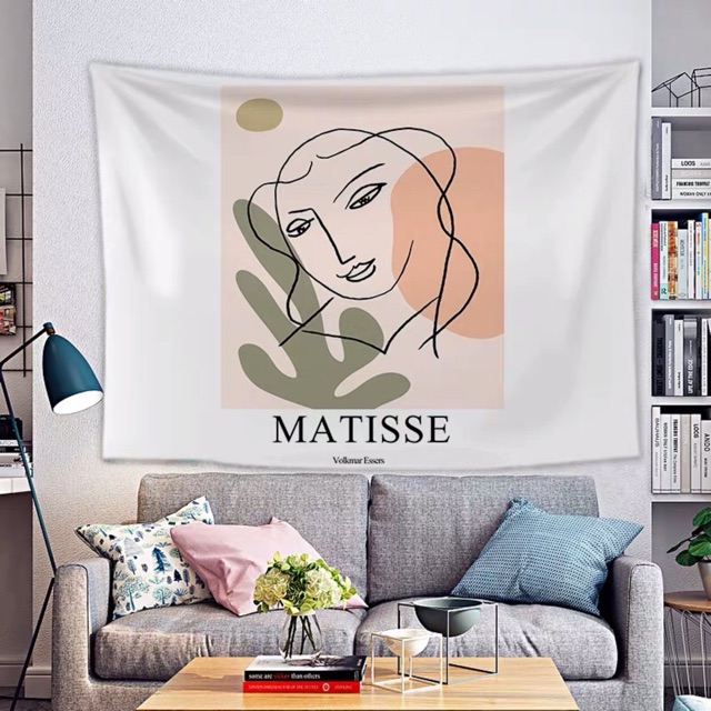 Tranh vải treo tường phong cách Matisse + tặng đèn trang trí -may.decor- | BigBuy360 - bigbuy360.vn