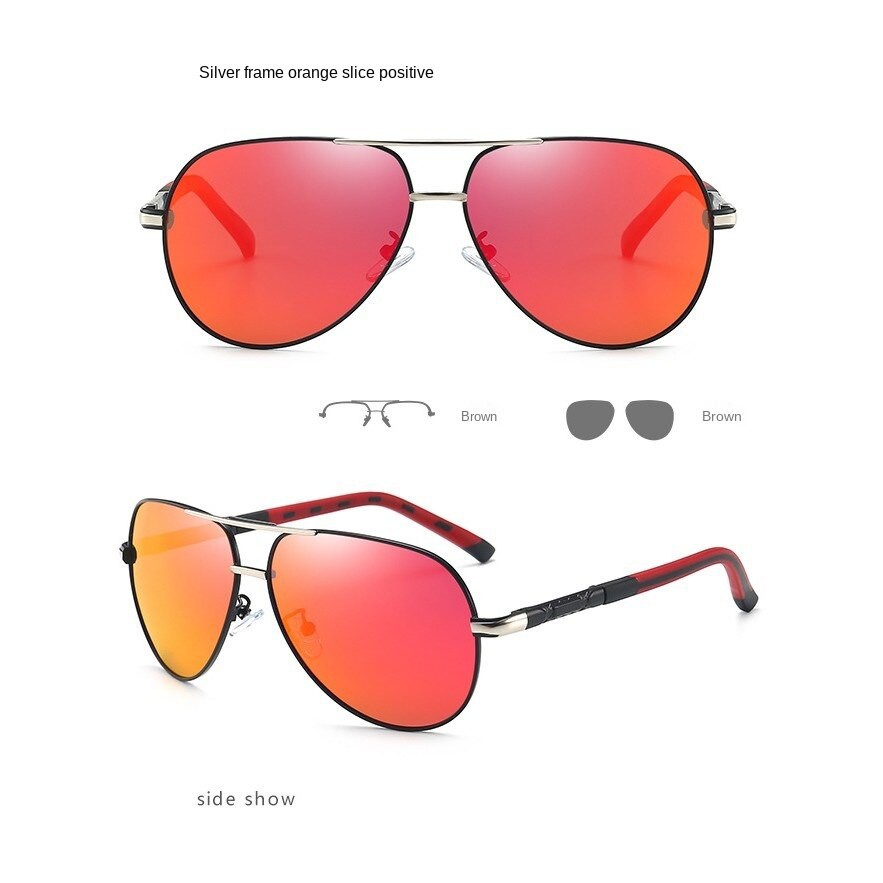 Kính Mát Phân Cực Chống Tia Cực Tím + Hộp Đựng Kính Thời Trang Chất Lượng Cao Cho Nam | BigBuy360 - bigbuy360.vn