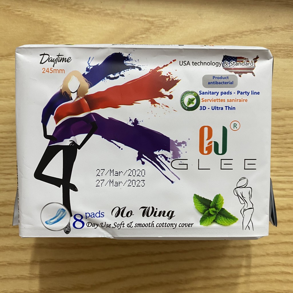 Băng vệ sinh GJ glee thảo dược USA