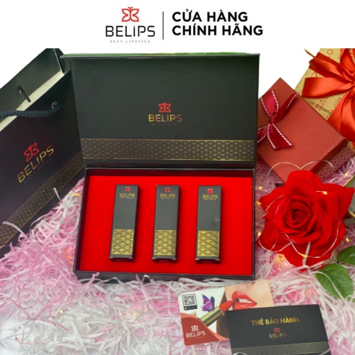 Set Son Belips Bộ Quà Tặng Bạn Gái Sang Trọng Quyến Rũ Đẳng Cấp Phiên Bản Vỏ Đen Truyền Thống