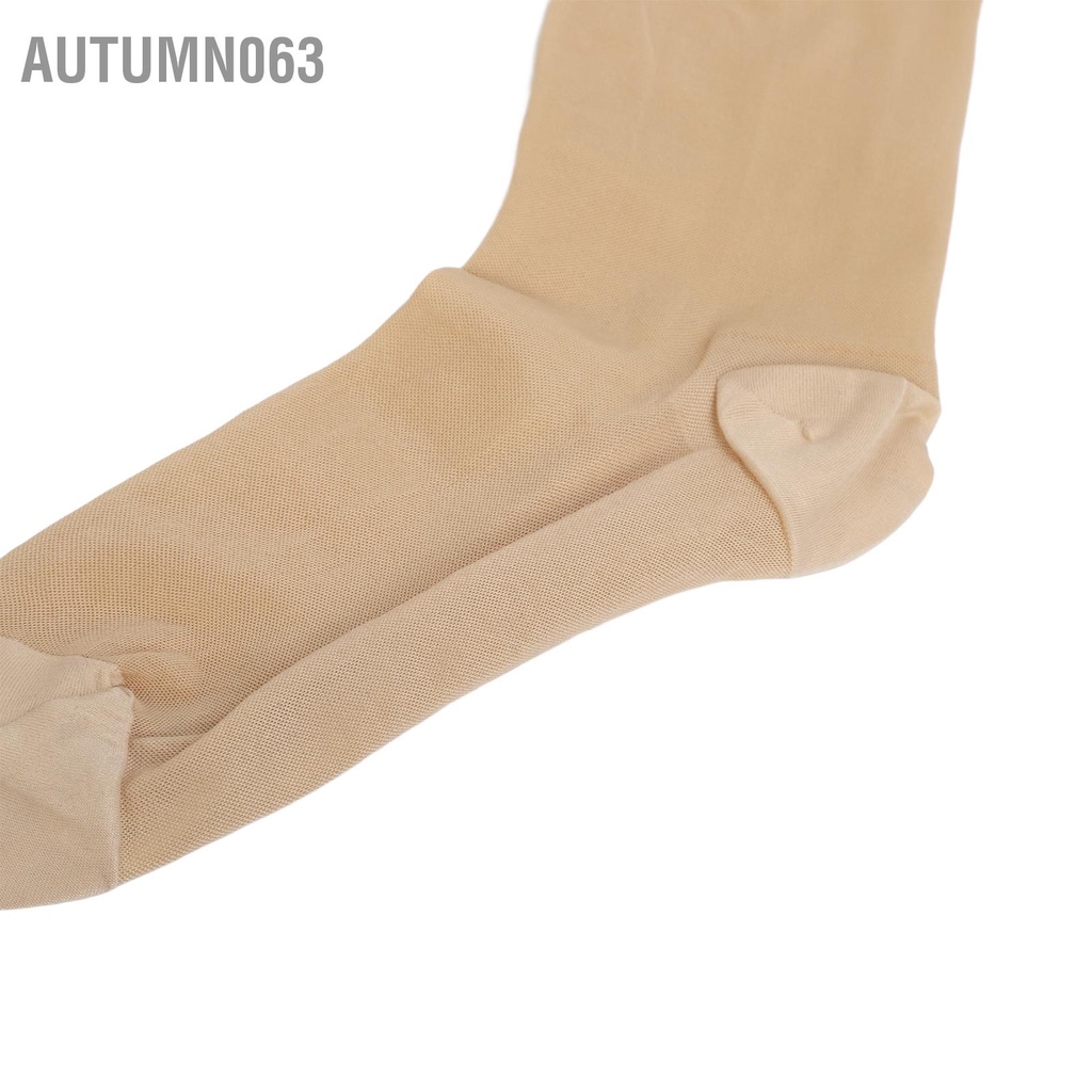 Autumn063 Mùa hè Nén màu da Quần tất 15 đến 21 MmHg Hỗ trợ Pantyhose Ngón chân kín Ủng hộ dưỡng chất