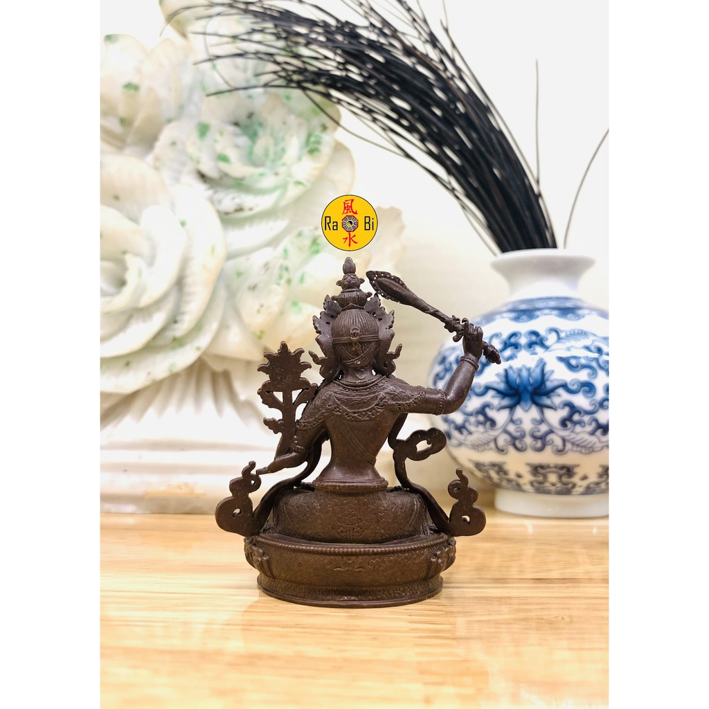 Đức Văn Thù Sư Lợi Bồ Tát Mật Tông Mini - Tượng Đồng Phong Thủy Cao Cấp