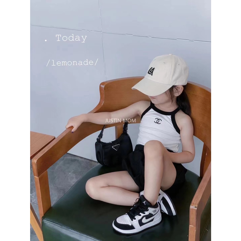 Áo Hai Dây Thiết Kế Mới Thời Trang Dành Cho Bé Gái