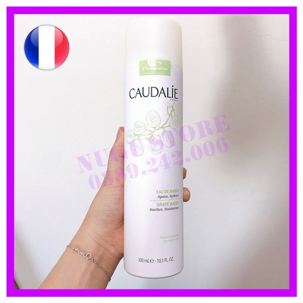 [NỘI ĐỊA PHÁP] Xịt Khoáng Chiết xuất nho hữu cơ EAU DE RAISIN Caudalie 300ml | BigBuy360 - bigbuy360.vn