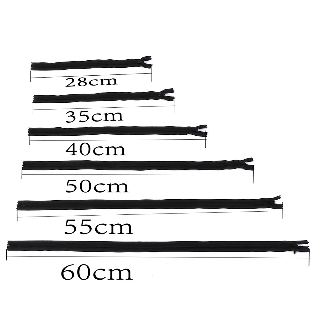 Set 10 Dây Khóa Kéo Tiện Lợi Cho Thợ May