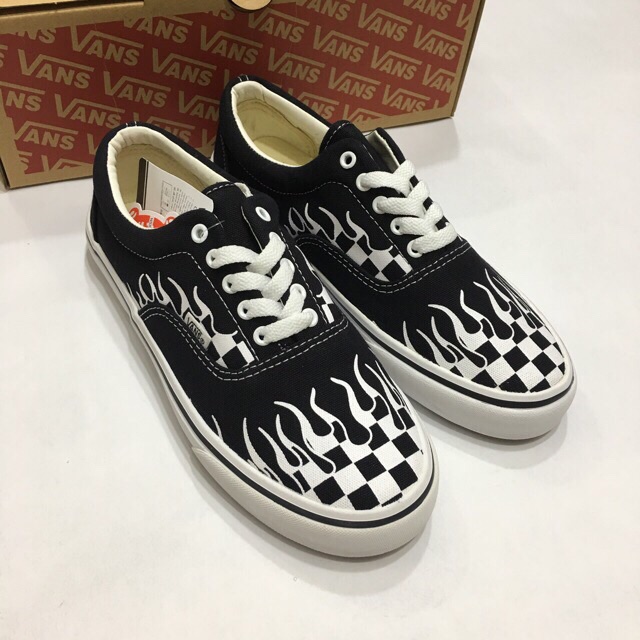 [Mã FAGREEN245 giảm tới 30K đơn 99K] [TẶNG KÈM HỘP] GIẦY ERA CHECKERBOARD LỬA (36-43) | BigBuy360 - bigbuy360.vn