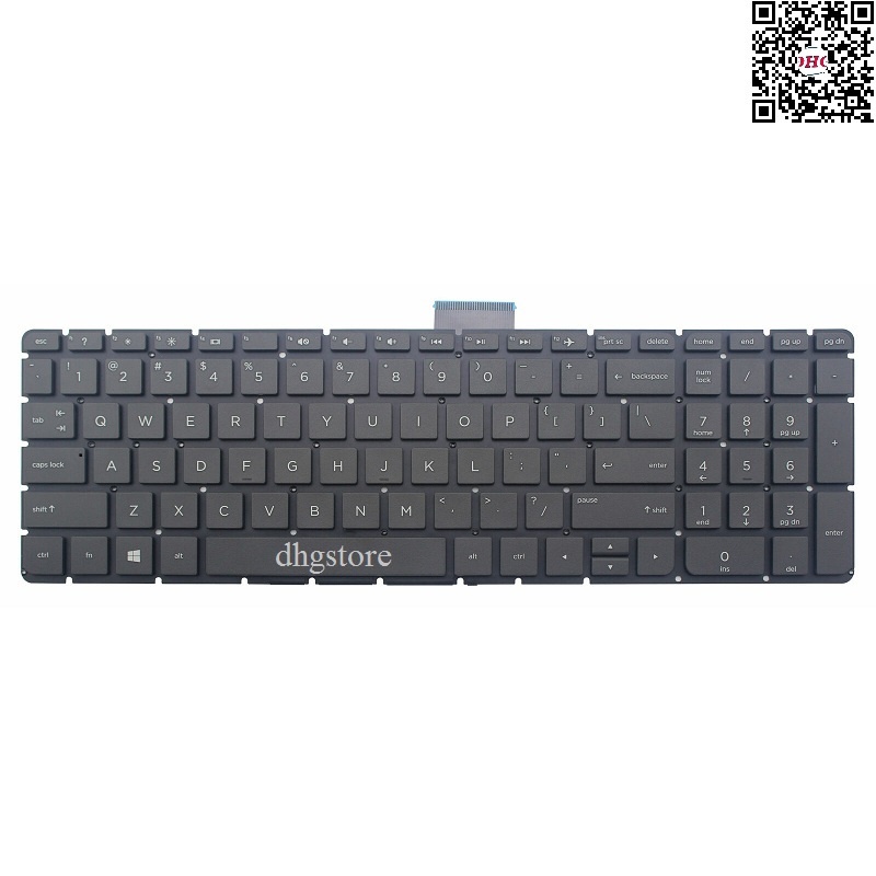 Bàn phím laptop HP Pavilion 15-AB, 15-AK, 15-AW, 15-AU, 15-AQ, 15-BC, 15-CC, 15-U, 15-W, 17-G, 15-AX Màu Đen