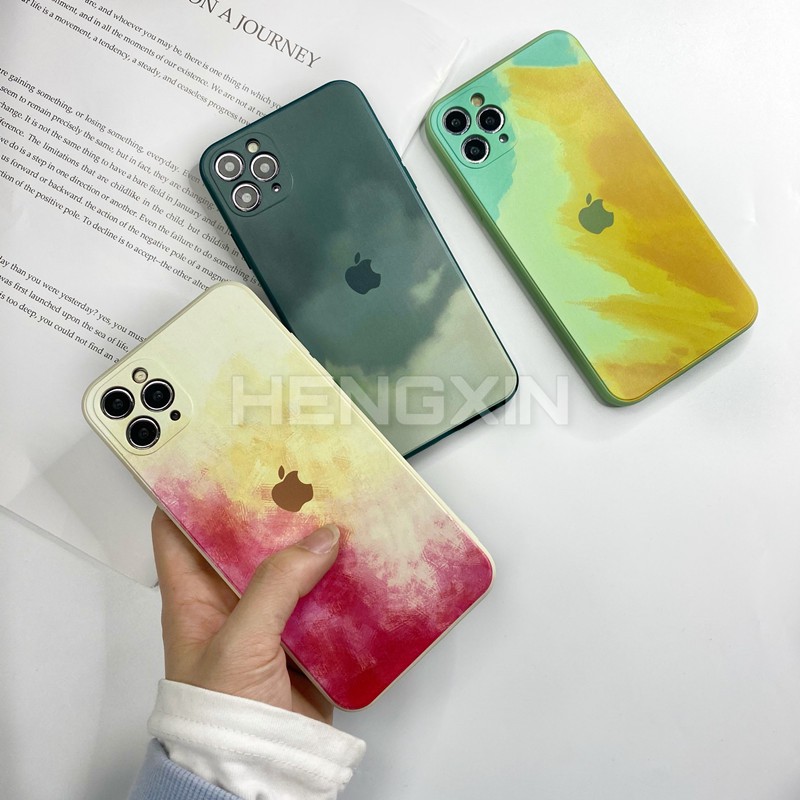 Ốp điện thoại silicon mềm chống rơi vỡ bảo vệ toàn diện cho iPhone 7 7plus 8 8plus x xr xs 11 12 promax plus promax