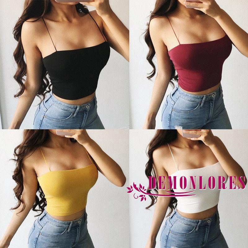 Áo crop top hai dây phong cách quyến rũ trẻ trung dành cho nữ