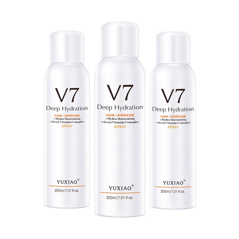 Xịt Khoáng Trang điểm chống nắng kiềm dầu V7 Toning Skin