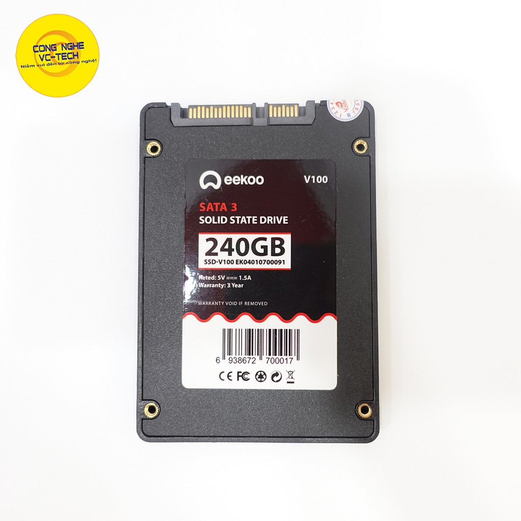 Ổ cứng SSD Eekoo 240GB/128GB/120GB dùng cho laptop máy tính bảo hành 3 năm | Cam Kết Chất Lượng | BigBuy360 - bigbuy360.vn