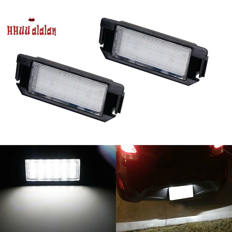 Đèn Led 18 Bóng Ánh Sáng Trắng Cho Biển Số Xe Hyundai Veloster Genesis 2d Kia Soul