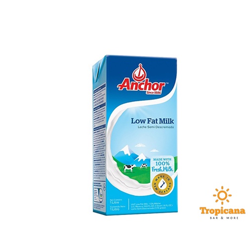 THÙNG Sữa tươi tiệt trùng ít béo Anchor - Hộp 1L