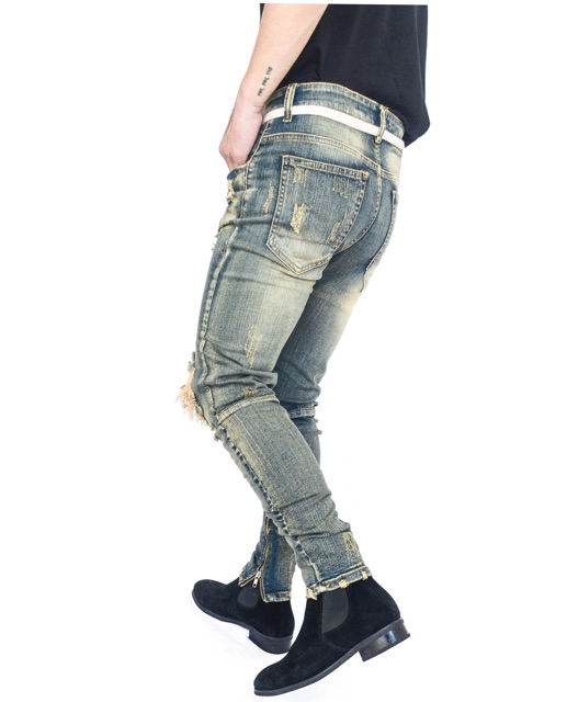 Quần Jeans chính hãng STWR STJ7 ZIPPER SKINNY JEANS