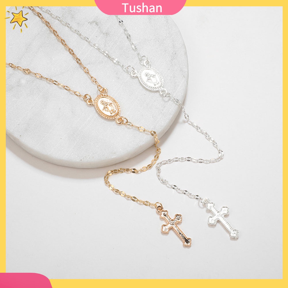 Dây chuyền đính mặt thánh giá độc đáo thời trang