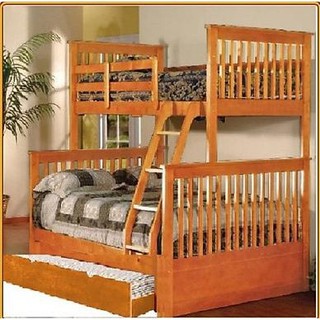 🍁Giường 3 Tầng BF 128 ( Gỗ Tự Nhiên)