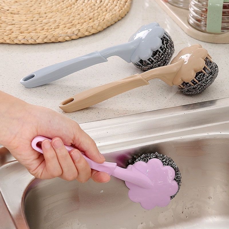 BÀN Chải Sợi Thép Không Gỉ Có Thể Thay Thế Được Dùng Làm Vệ Sinh