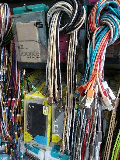 Dây sạc màu chân micro 1m