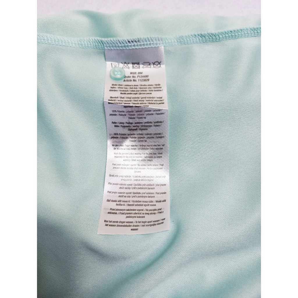 Váy Đầm Ren xanh ngọc thêu hình Pony cực xinh  (11 - 26kg)