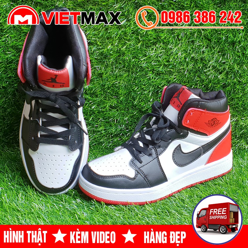 💎 [GIÁ SỐC] Giày Thể Thao Jordan 1 Đỏ Trắng Nam Nữ | BigBuy360 - bigbuy360.vn