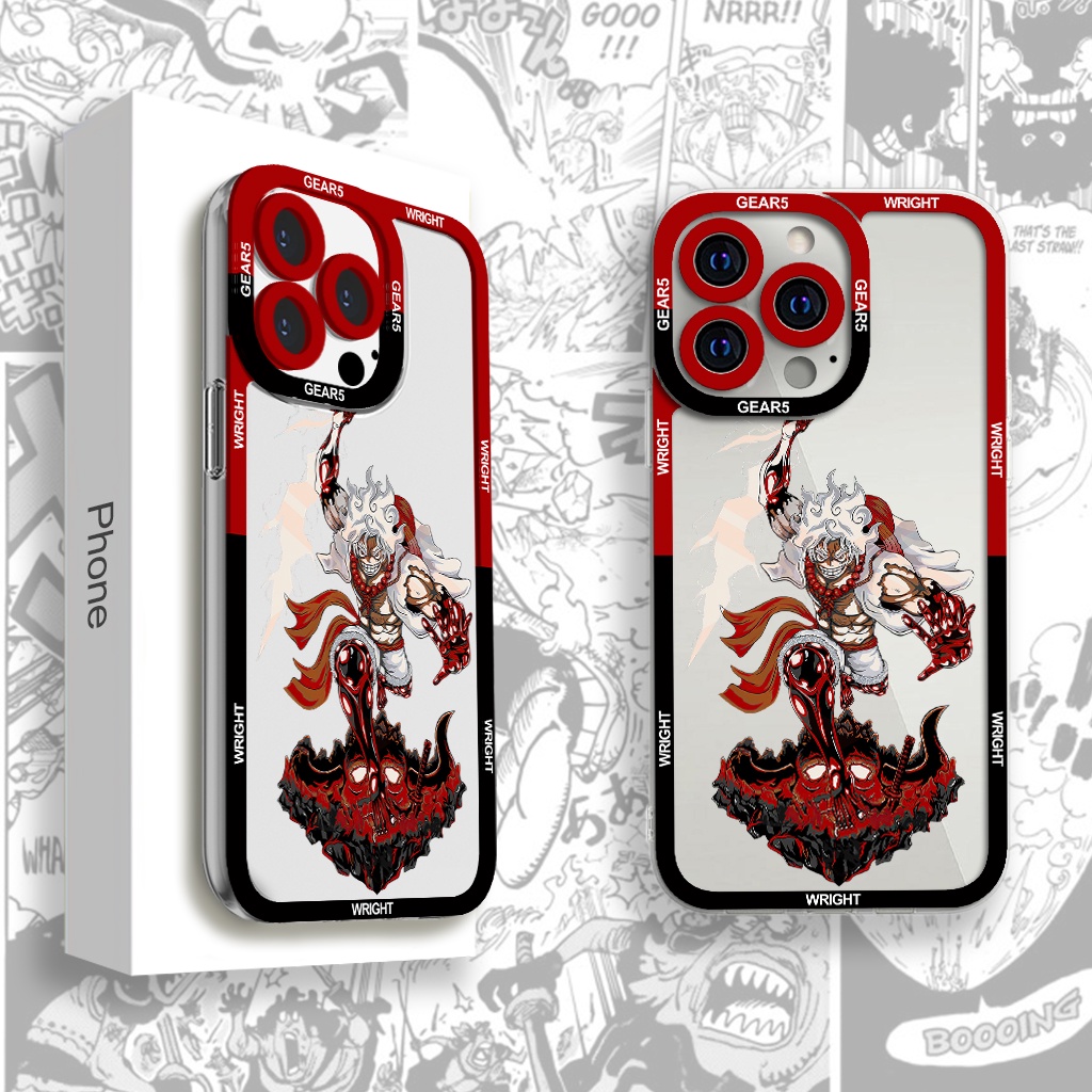 Ốp lưng iphone cạnh vuông Luffy One Piece Wrightcase 6plus/7/8/8plus/x/xs/11/12/pro/max/plus/promax