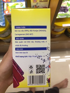 Bột Rau Câu Sóc Vàng