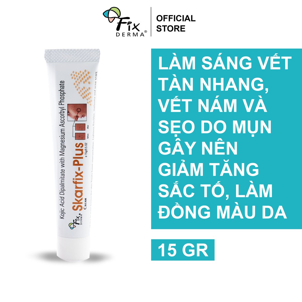 ✅[Siêu Cấp Chính Hãng] Kem giảm thâm mụn, sẹo mụn Fixderma Skarfix – Plus Cream