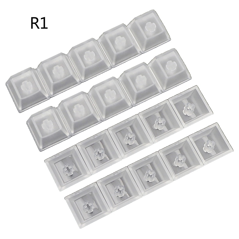 Set 20 Nút Bàn Phím Cơ Bằng Nhựa ABS Trong Suốt