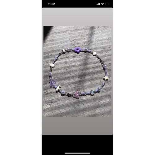 Dây chuyền hạt cườm mix nhiều charm