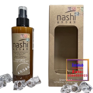 [Chính Hãng]Xịt Dưỡng Xả Khô NASHI ARGAN HYDRATING STYLING MASK LEAVE  150ML