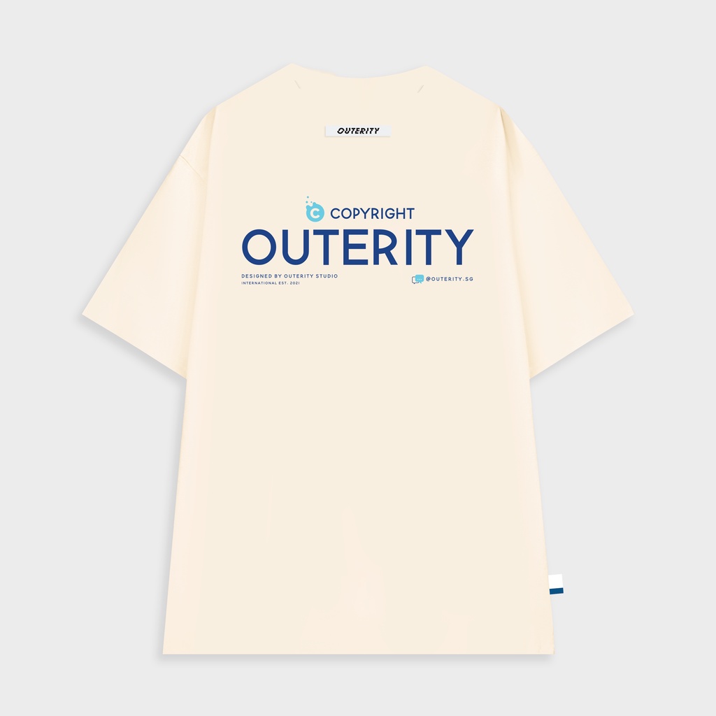 Áo thun Outerity Bazic Tee v2.0 / màu Cream ORP154