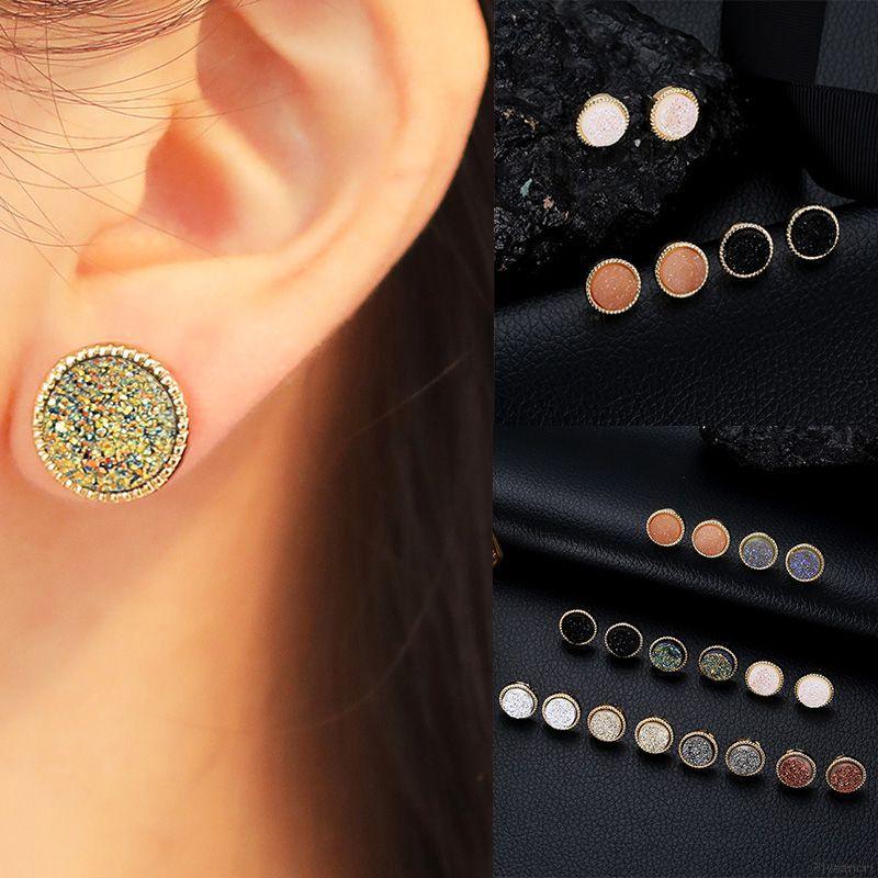 Bông tai phong cách retro đơn giản