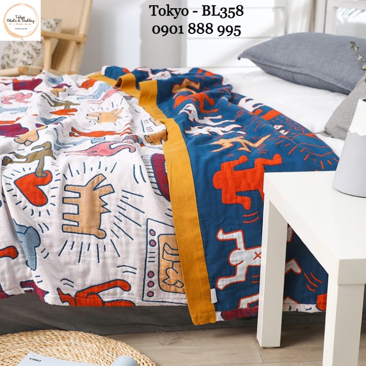 S103_Chăn Thu Xô Organic Cotton Dòng Cao Cấp