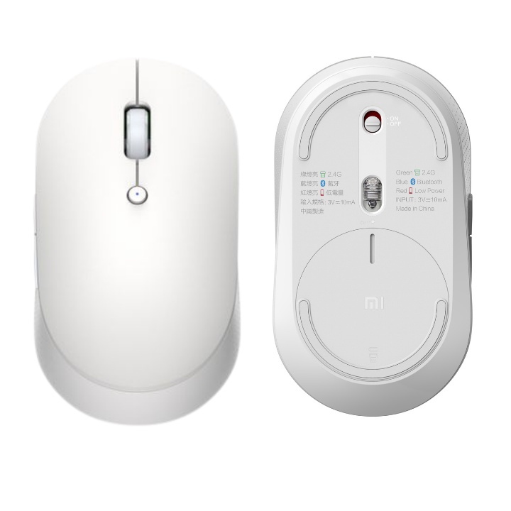 Chuột Bluetooth Xiaomi Mi Dual Mode Wireless Mouse Silent Edition - 2 chế độ kết nối, giảm tiếng ồn tối đa, BH 2 năm