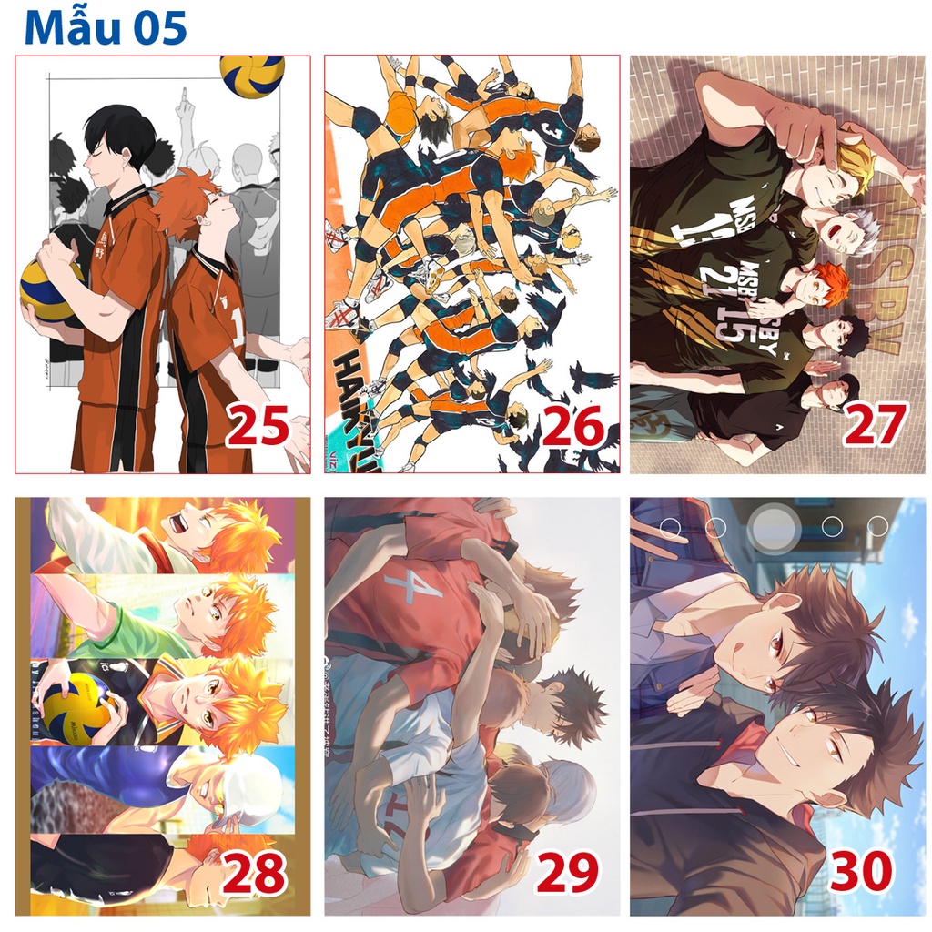 Poster / Tranh dán tường anime Haikyuu!