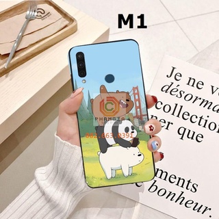 Ốp lưng tráng gương Vsmart Joy 3 in hình ba chú gấu