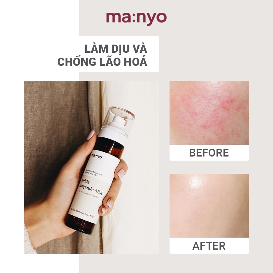 Xịt Khoáng Cấp Ẩm Căng Bóng MAN:YO BIFIDA AMPOULE MIST 120ml