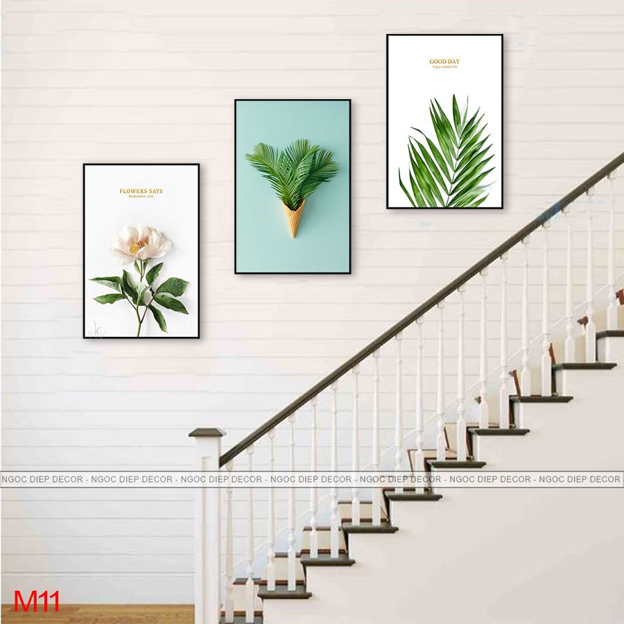 Tranh treo tường đẹp ♥️ Bộ 3 bức tranh Hiện Đại ♥️ Tranh Cao Cấp Decor Phòng Khách Sang Trọng EPS558